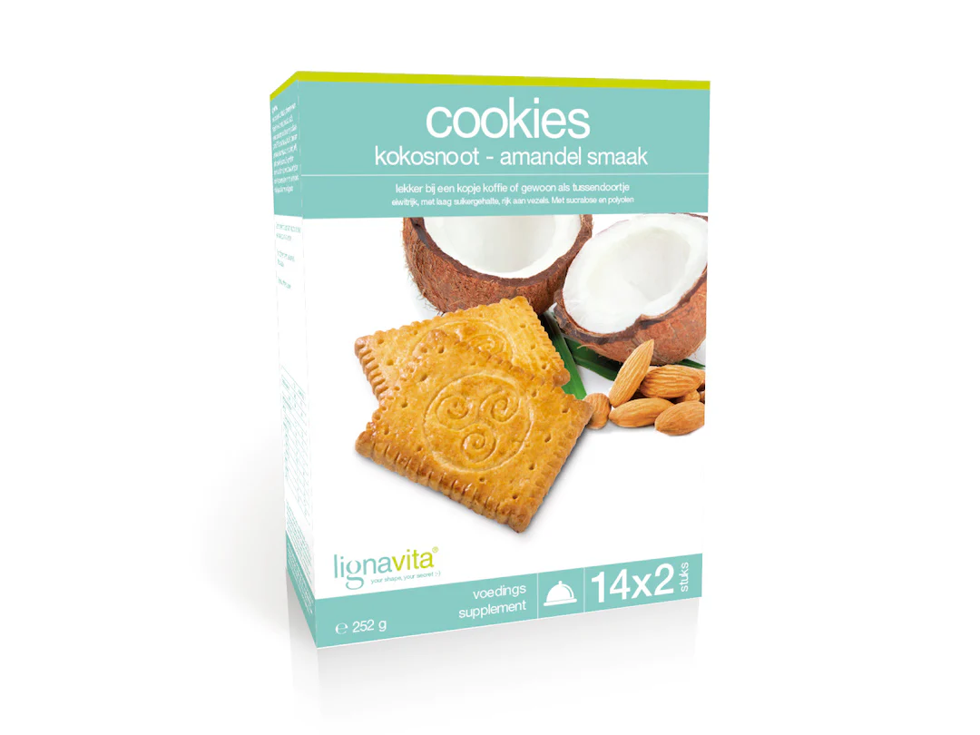 Cookies Kokos-Amandel bij Beau Style