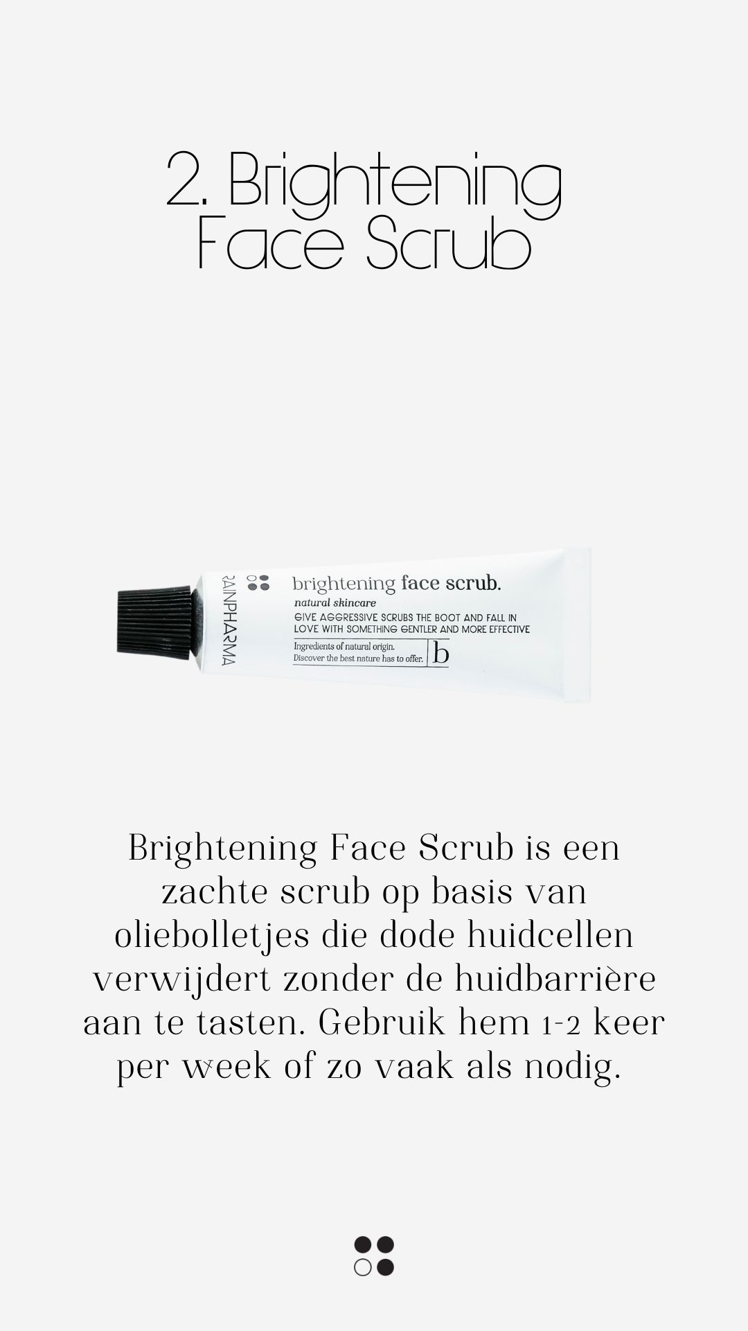 Brightening Face Scrub Top 10 box RainPharma bij Beau Style