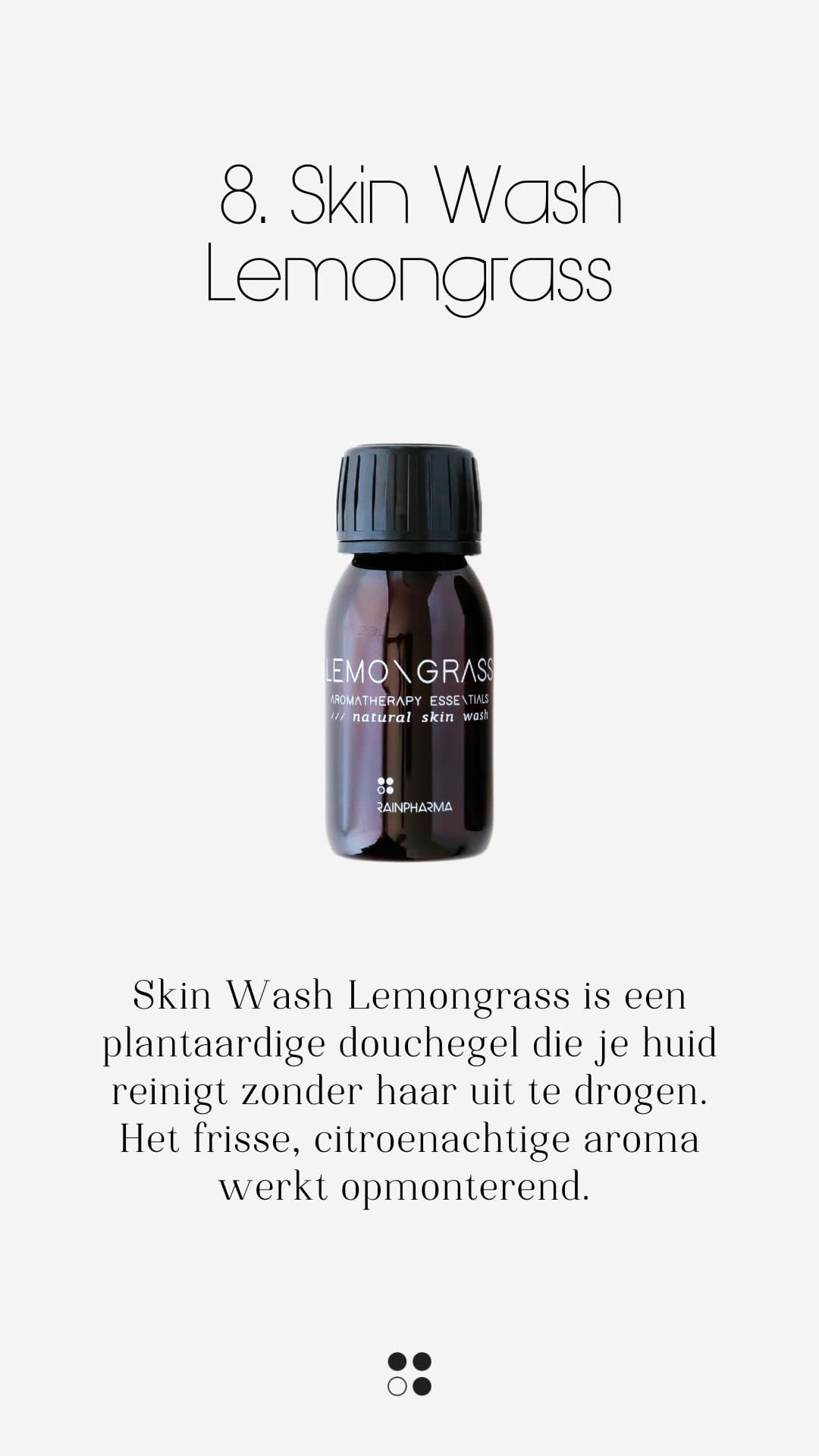 Skin Wash Lemongrass Top 10 box RainPharma bij Beau Style
